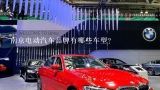 南京电动汽车品牌有哪些车型?